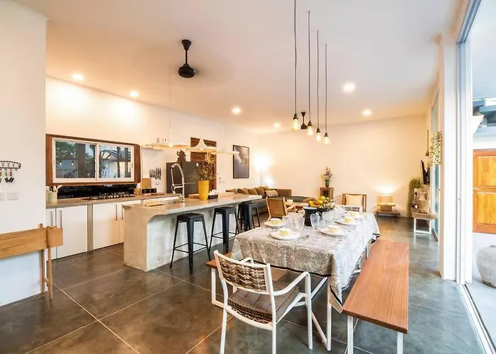 Villa Modern 4bdr With Patio & Private Pool Berawa Canggu